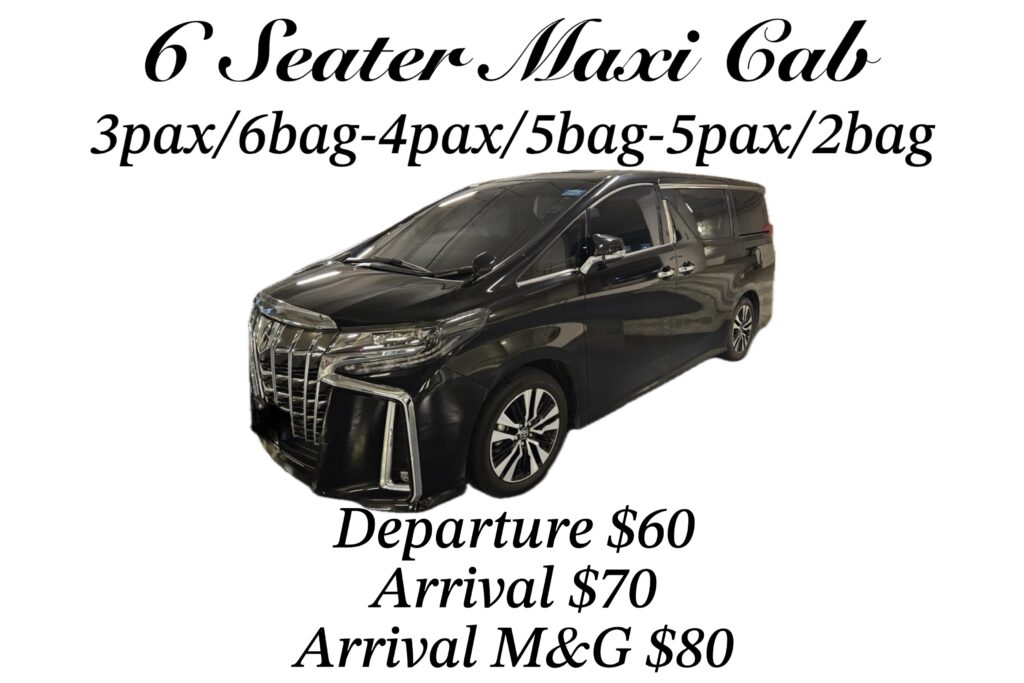 6 seater maxi cab