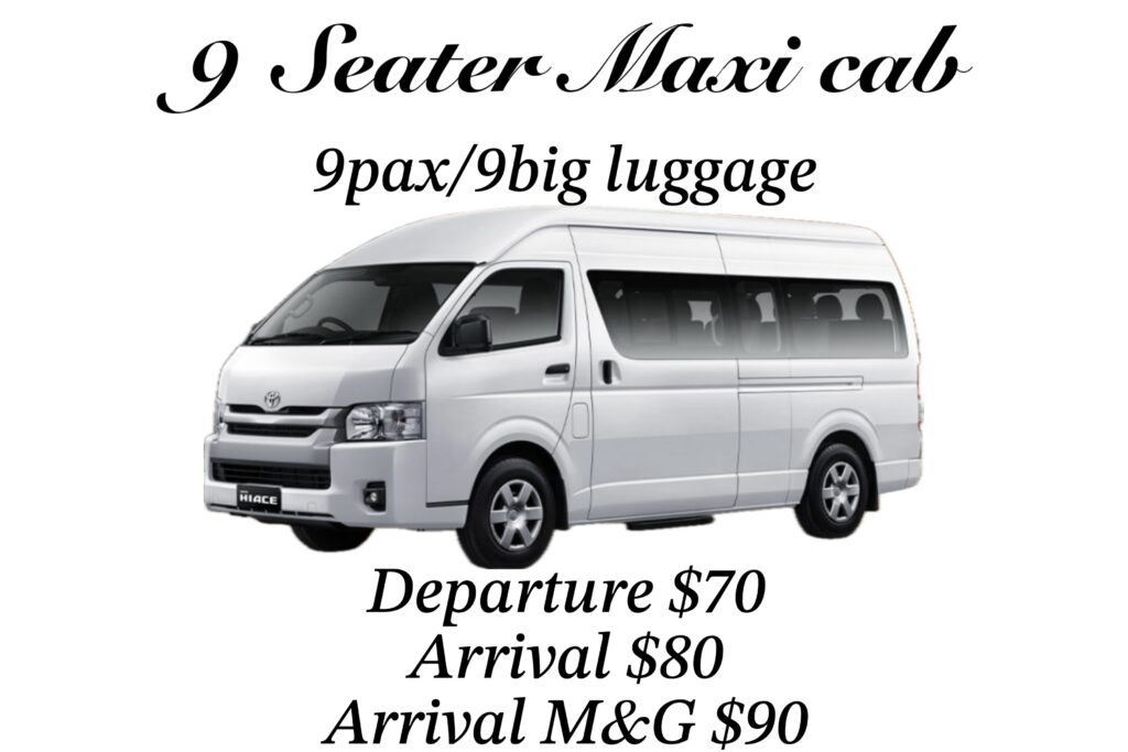 9 seater maxi cab